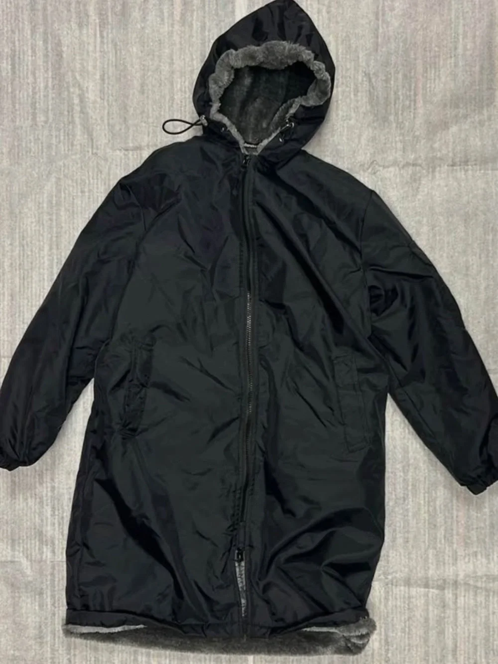 Adoretex Youth Jacket with Gray Faux Fur Lining - Picture 2 of 5